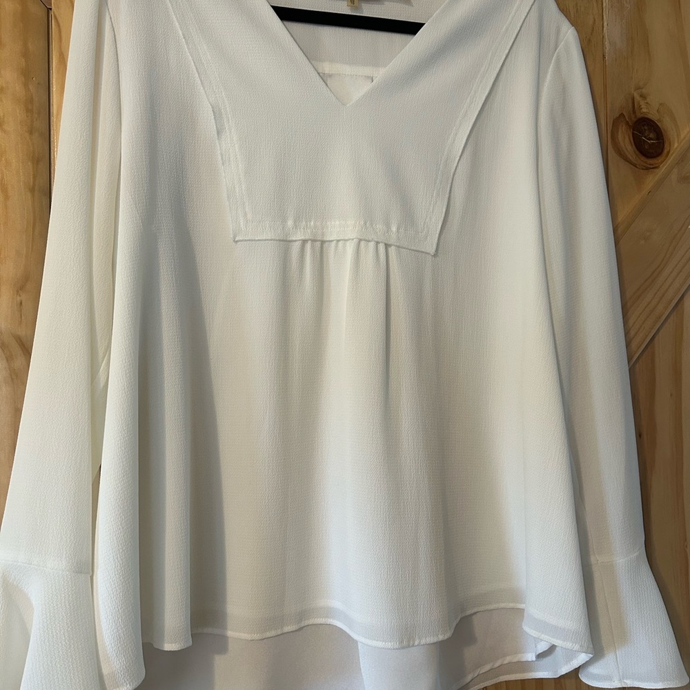 Elegant White Women's Top